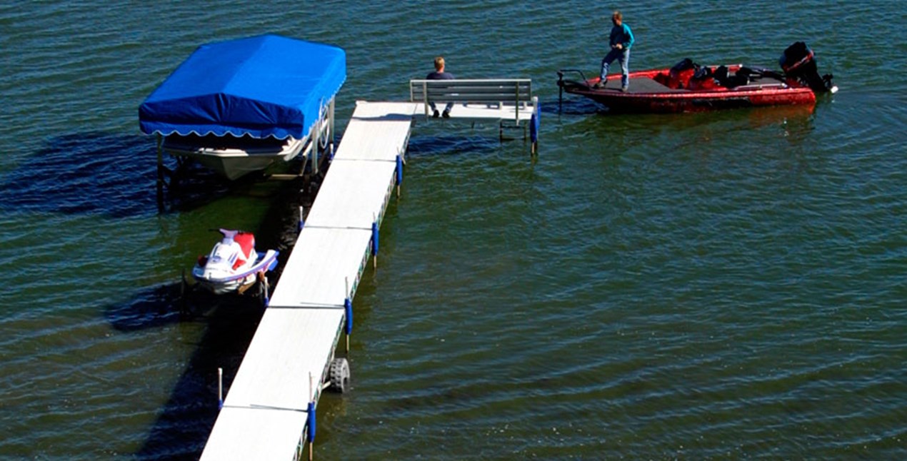 Roll-A-Dock fishing