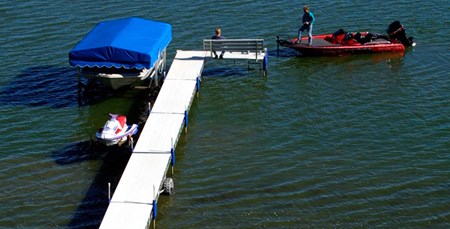 Roll-A-Dock fishing